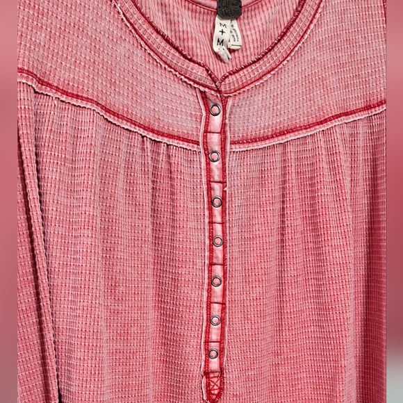 FP~ Kai Relaxed Henley Top - Picture 7 of 10